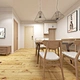 patterned LVT flooring bathroom